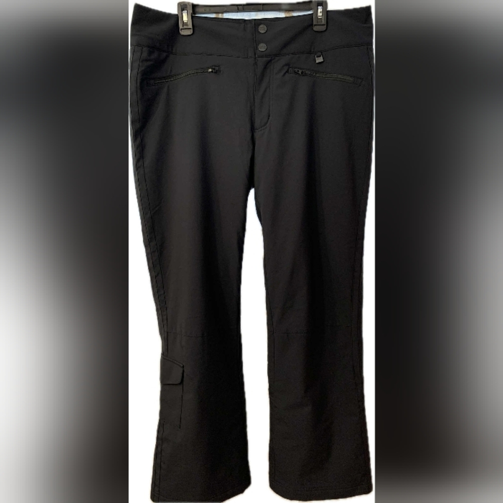Nils Black Thermolite EcoMade Waterproof Ski Pants Size 16